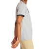 Timberland Colorblock kraag met logo print, korte mouwen, grijs