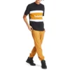Timberland Contrastkleurige stiksels Color Block Korte mouw Zwart