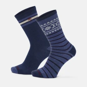 Timberland® Fair Isle Crew-sokken voor heren, 2-pack Timberland® Fair Isle Crew-sokken voor heren, 2-pack