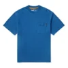 Timberland geel patroon cargo ronde hals korte mouw blauw