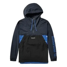 Timberland jas met mouwlogo en grote zak, marineblauw