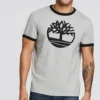 Timberland Logo-print Korte mouw Grijs