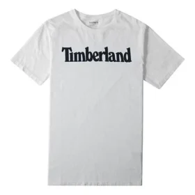 Timberland Logo-print Korte mouw Wit