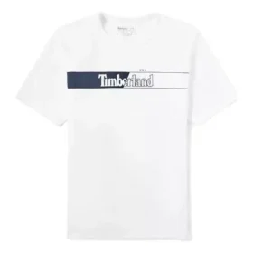 Timberland Logo-print Korte mouw Wit