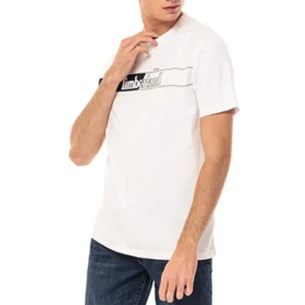 Timberland Logo-print Korte mouw Wit