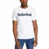 Timberland Logo-print Korte mouw Wit