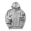 Timberland Logo-print met capuchon en ritssluiting Grijs