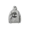 Timberland Logo-print met capuchon en ritssluiting Grijs