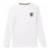 Timberland Logo-print Ronde hals Lange mouwen Wit
