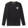 Timberland Logo-print Ronde hals Lange mouwen Zwart