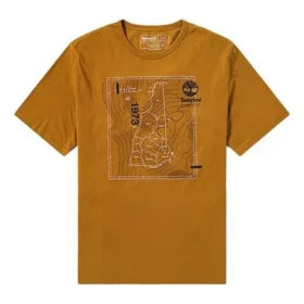Timberland Map Pattern Printing Korte Mouw Small