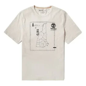 Timberland met print, korte mouwen, wit