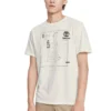 Timberland met print, korte mouwen, wit