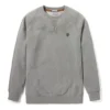 Timberland Pullover met rond hals en geborduurd logo Grijs