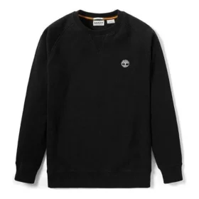 Timberland Pullover met rond hals en geborduurd logo Zwart