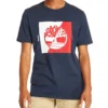 Timberland Ronde Hals met Print Korte Mouw Blauw
