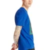 Timberland Ronde Hals met Print Korte Mouw Blauw