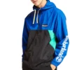 Timberland Splicing hooded Zipper Jassen Blauw