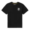 Timberland sportshirt met ronde hals en korte mouwen, zwart
