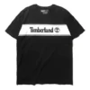 Timberland SS20 Contrasterende kleuren Logo-opdruk Korte mouw Zwart
