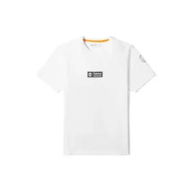 Timberland SS20 Earth Series met print, korte mouwen, wit
