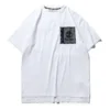Timberland SS20 Hollow Out Zipper Pocket met print, korte mouwen, wit