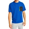 Timberland SS20 Hollow Out Zipper Pocket Printing Short Sleeve Blauw