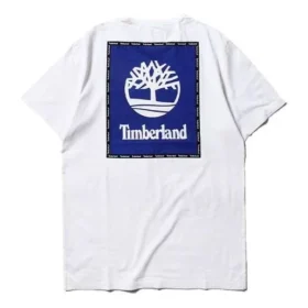 Timberland SS20 Logo-print Korte mouw Wit
