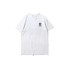 Timberland SS20 Logo-print Korte mouw Wit