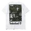 Timberland SS20 met print, korte mouw, wit