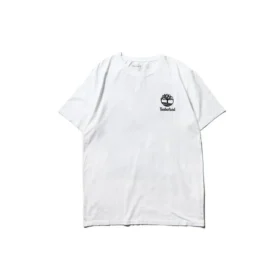 Timberland SS20 met print, korte mouw, wit