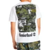 Timberland SS20 met print, korte mouw, wit