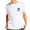 Timberland SS20 met print, korte mouw, wit