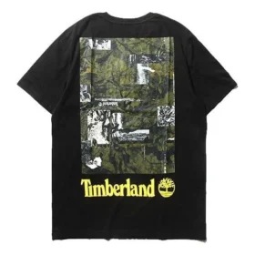 Timberland SS20 Short Sleeve met print, zwart