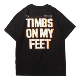 Timberland SS20 Slogan-print Korte mouw Zwart