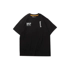 Timberland SS20 Slogan-print Korte mouw Zwart