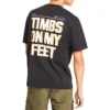 Timberland SS20 Slogan-print Korte mouw Zwart