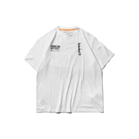 Timberland SS20 Slogan Printing Short Sleeve Wit