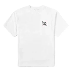 Timberland SS20 T-shirt met ronde hals en korte mouwen, wit