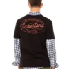 Timberland SS20 T-shirt met ronde hals en print, korte mouwen, zwart
