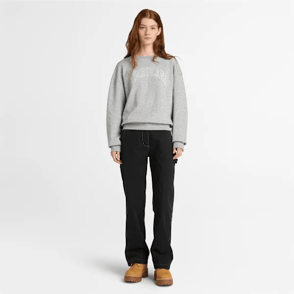 Timberland® Sweatshirt met ronde hals en seizoenslogo voor dames Timberland® Sweatshirt met ronde hals en seizoenslogo voor dames