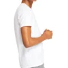 Timberland T-shirt met geborduurd logo, V-hals en korte mouwen, wit