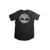 Timberland T-shirt met ronde hals en print, korte mouwen, zwart