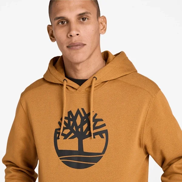 Timberland Tree Logo Hoodie – Tarwe/Zwart Timberland Tree Logo Hoodie – Tarwe/Zwart
