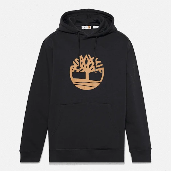 Timberland Tree Logo Hoodie – Zwart/Tarwe Timberland Tree Logo Hoodie – Zwart/Tarwe