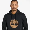 Timberland Tree Logo Hoodie – Zwart/Tarwe Timberland Tree Logo Hoodie – Zwart/Tarwe