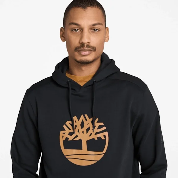 Timberland Tree Logo Hoodie – Zwart/Tarwe Timberland Tree Logo Hoodie – Zwart/Tarwe