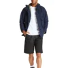 Timberland waterdicht casual jas met meerdere zakken, diepblauw