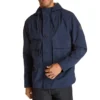 Timberland waterdicht casual jas met meerdere zakken, diepblauw