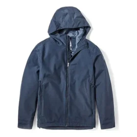 Timberland waterdichte jas met capuchon en ritssluiting Blauw